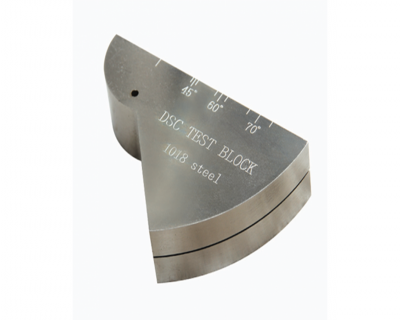 DSC type Distance and Sensitivity Calibration Block - ASME Standard Block AWS D1.1